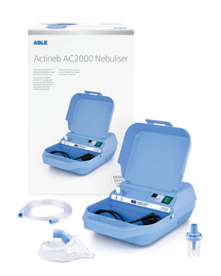 Actineb AC2000 Nebuliser with pack and accessories